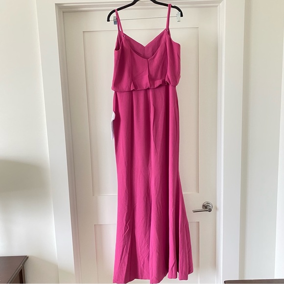 Dress The Population Gracelyn Hibiscus Pink Maxi Dress - Picture 7 of 10